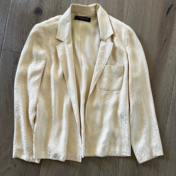 Louis Feraud Jackets & Blazers - Vintage Cream Blazer - Size Small